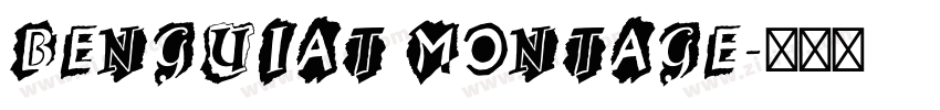 Benguiat Montage字体转换